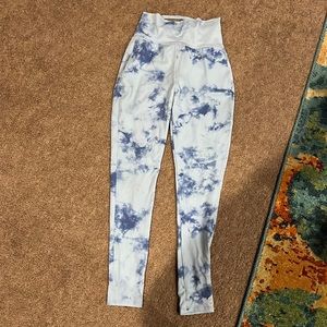 Bombshell sportswear light blue and blue full length leggings